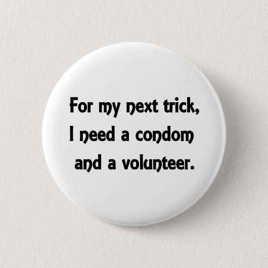 Mijn volgende truc ronde button 5,7 cm (Voorkant)