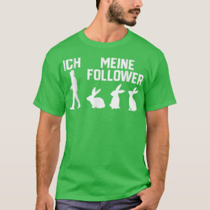 Mijn volgers Stropdas houdt van varkens boer T-shirt