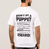 Mijn volk bederft - Mannen T-Shirt (Achterkant)