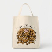 Mijn volledige huis - Ultra Schattigee Anime Leopa Tote Bag (Voorkant)