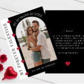 Mijn voor altijd Valentijn man moderne stijlvolle Feestdagenkaart