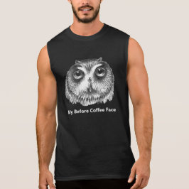 Mijn voor Koffee wordt  Marsh Owl T-shirt