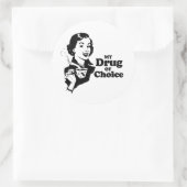 MIJN VOORKEURSDRUG RONDE STICKER (Tas)