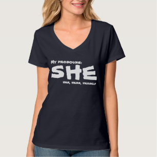 Mijn voornaamwoorden Zij T-shirt