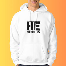 Mijn voornaamwoorden zijn HEM VAN HEM Hoodie