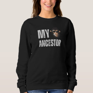 Mijn voorouder aap grappige chimpansee authentiek  trui