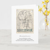 Mijn voorouders leven in ons. kaart (Gele Bloem)