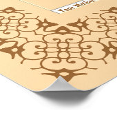 Mijn voorouders Tangerine Pedigree Grafiek Poster (Hoek)