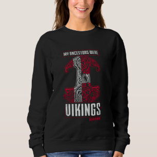 Mijn voorouders waren Vikingen van Deense afkomst Trui
