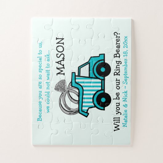 Mijn vraag over Ring Bearer Legpuzzel (Verticaal)