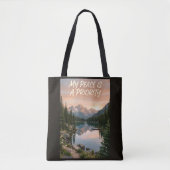 Mijn vrede is een prioriteit tote bag (Voorkant)