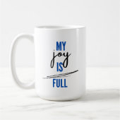 Mijn vreugde is vol koffiemok (Links)