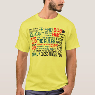 Mijn vriend Bob T-shirt