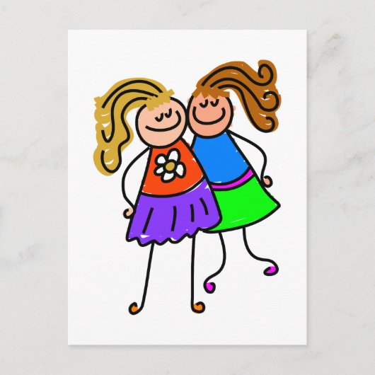 Mijn vriend briefkaart (Voorkant)