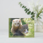 Mijn vriend briefkaart (Staand voorkant)