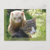 Mijn vriend briefkaart (Voorkant)