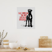 Mijn vriend de Great Dane Poster (Keuken)