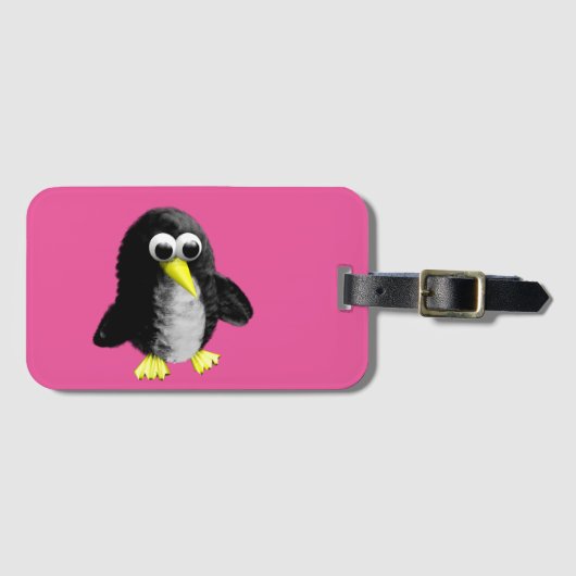 Mijn vriend de pinguïn bagagelabel (Voorkant (horizontaal))