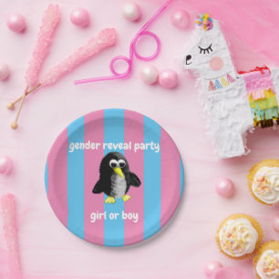 Mijn vriend de pinguïn, Borden voor gepersonalisee Papieren Bordje