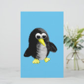 Mijn vriend de pinguïn briefpapier (Staand voorkant)