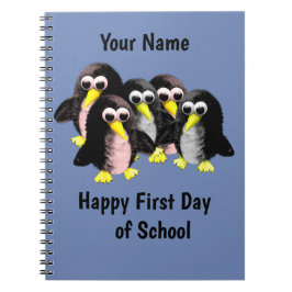 Mijn vriend de pinguïn, Gepersonaliseerd voor kind Notitieboek