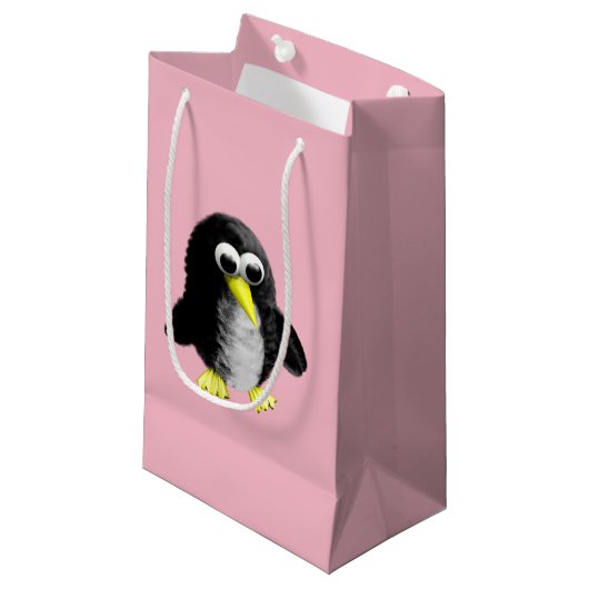 Mijn vriend de pinguïn klein cadeauzakje (Voorkant Gekanteld)