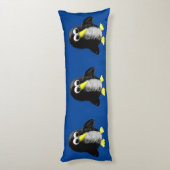 Mijn vriend de pinguïn lichaamskussen (Achterkant (Verticaal))