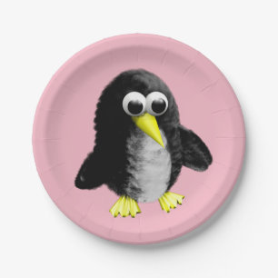 Mijn vriend de pinguïn papieren bordje