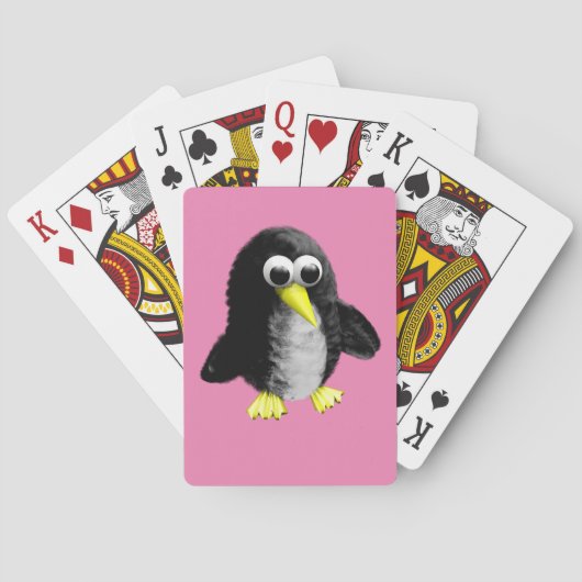 Mijn vriend de pinguïn pokerkaarten (Achterkant)
