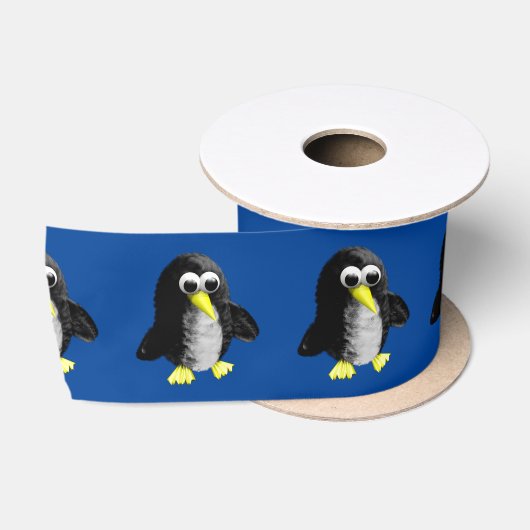 Mijn vriend de pinguïn satijnen lint (Spoel)