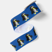 Mijn vriend de pinguïn satijnen lint (Achterkant)