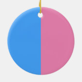 Mijn vriend de pinguïn, sekse onthullen feest keramisch ornament (Achterkant)