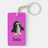 Mijn vriend de pinguïn sleutelhanger (achterkant)