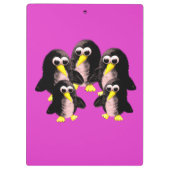 Mijn vriend de pinguïn, speciaal voor kinderen klembord (Achterkant)