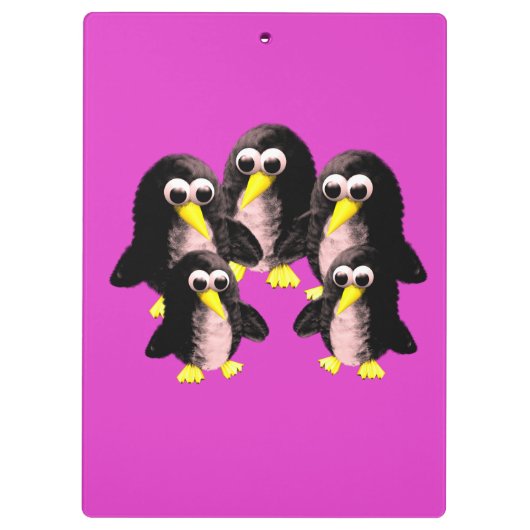 Mijn vriend de pinguïn, speciaal voor kinderen klembord (Achterkant)