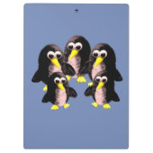 Mijn vriend de pinguïn, speciaal voor kinderen klembord (Achterkant)