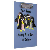 Mijn vriend de pinguïn, speciaal voor kinderen klembord (Rechts)