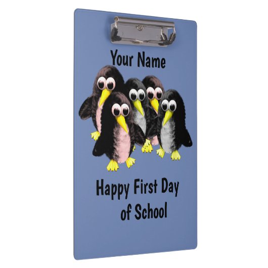 Mijn vriend de pinguïn, speciaal voor kinderen klembord (Rechts)