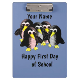 Mijn vriend de pinguïn, speciaal voor kinderen klembord