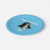 Mijn vriend de pinguïn, speciaal voor kinderen Pap Papieren Bordje (Gekanteld)