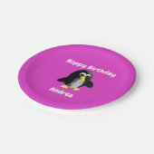 Mijn vriend de pinguïn, speciaal voor kinderen papieren bordje (Gekanteld)