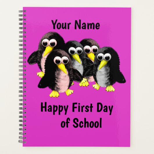 Mijn vriend de pinguïn, speciaal voor kinderen planner (Voorkant)