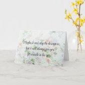 Mijn vriend die Wenskaart aanmoedigt Kaart (Gele Bloem)