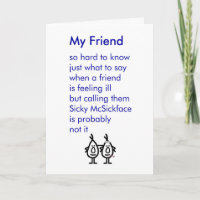 Mijn Vriend - grappig wordt goed gedicht