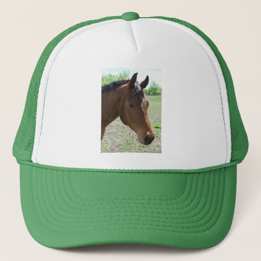 Mijn vriend, het paard trucker pet (Voorkant)