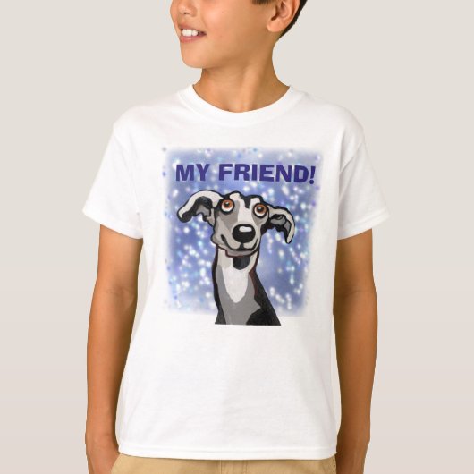 mijn vriend in de sterrennacht slaan t-shirt (Voorkant)