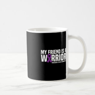 Mijn vriend is een Warrior Pancreatic Cancer Aware Koffiemok