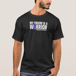 Mijn vriend is een Warrior Rheumatoïde Artritis Aw T-shirt