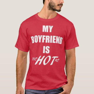 Mijn vriend is psychotische grappige cadeautje voo t-shirt