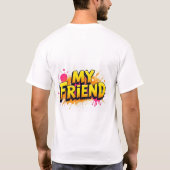 Mijn vriend is t-shirt (Achterkant)